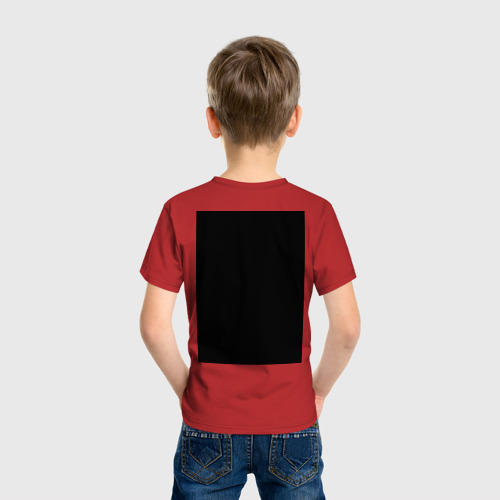 Детская футболка хлопок с принтом Pink Freud, вид сзади #2