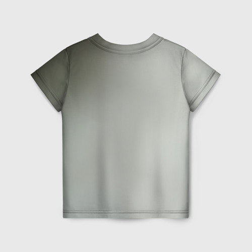 Детская футболка 3D с принтом FACE - SLIME, вид сзади #1