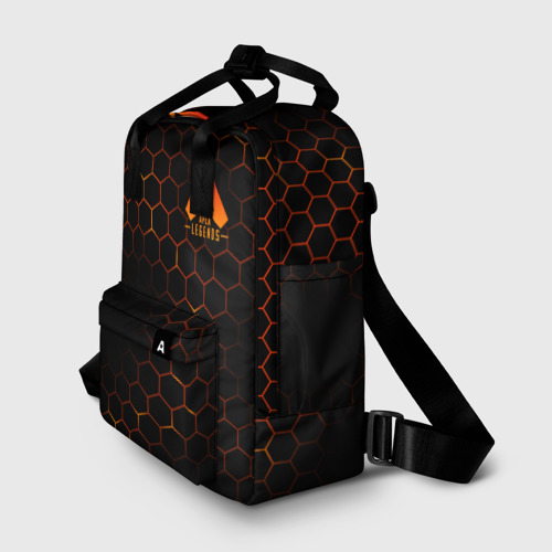Женский рюкзак 3D с принтом APEX LEGENDS | АПЕКС ЛЕГЕНДС, фото на моделе #1