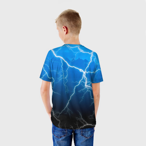 Детская футболка 3D с принтом ROBLOX, вид сзади #2