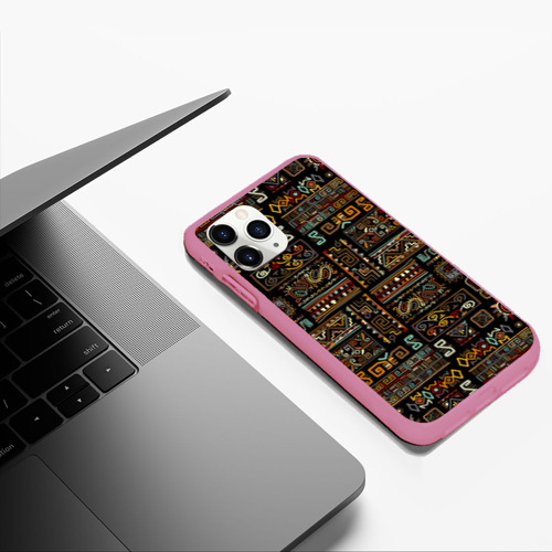 Чехол для iPhone 11 Pro Max матовый с принтом Этнический орнамент - Африка, фото #5