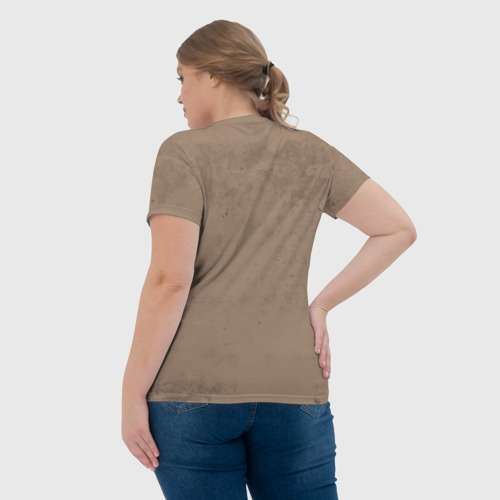 Женская футболка 3D с принтом SALLY FACE - Ларри, вид сзади #2