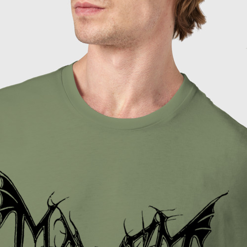 Мужская футболка хлопок с принтом Mayhem, фото #4