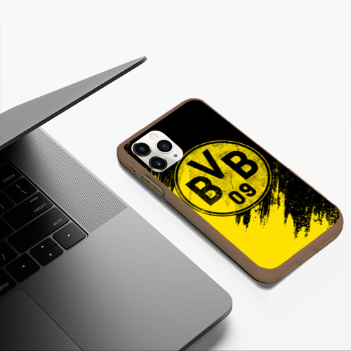 Чехол для iPhone 11 Pro Max матовый с принтом Боруссия Дортмунд, фото #5