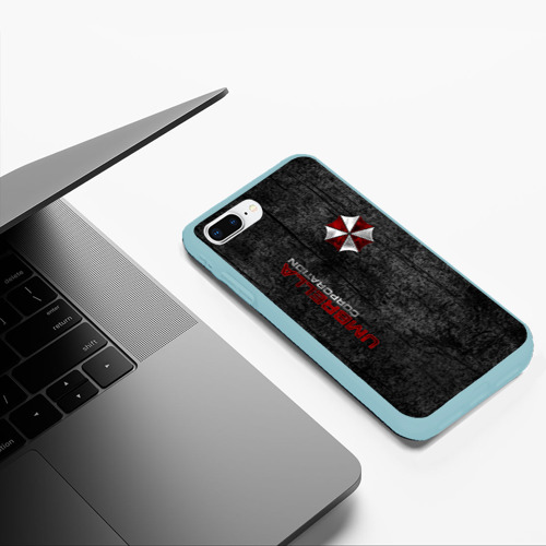 Чехол для iPhone 7Plus/8 Plus матовый с принтом Umbrella corporation, фото #5