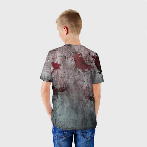 Детская футболка 3D с принтом Umbrella, вид сзади #2