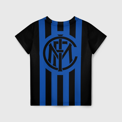 Детская футболка 3D с принтом Интер Милан, вид сзади #1