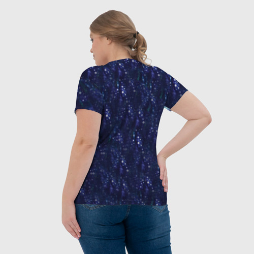 Женская футболка 3D с принтом Как приручить дракона, вид сзади #2