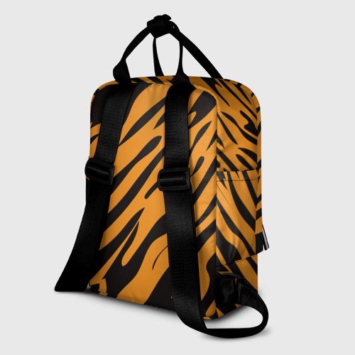 Женский рюкзак 3D с принтом Тигр, вид сзади #1