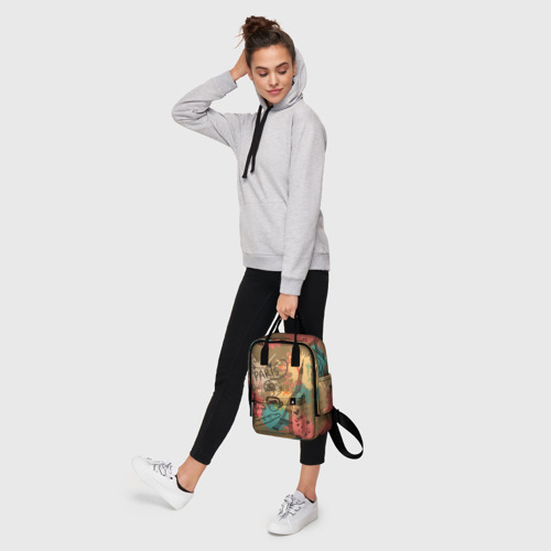Женский рюкзак 3D с принтом Париж, фото #4