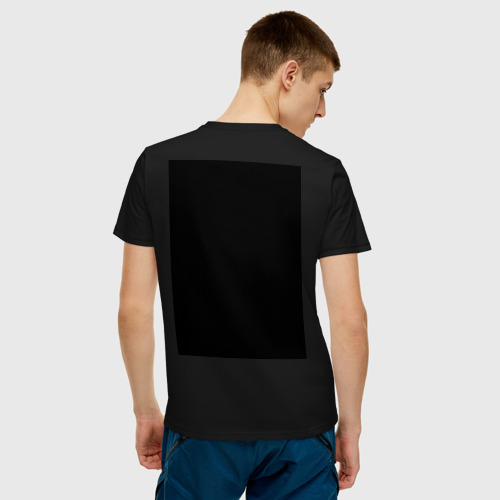 Мужская футболка с принтом Подсветка синтаксиса кода, вид сзади #2