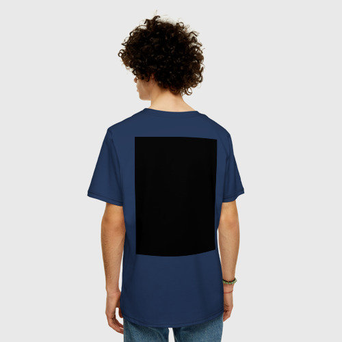 Мужская футболка хлопок Oversize с принтом Suicide Silence, вид сзади #2
