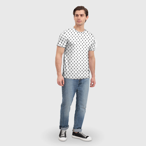 Мужская футболка 3D с принтом Bruno Buccellati Style Ver1, вид сбоку #3