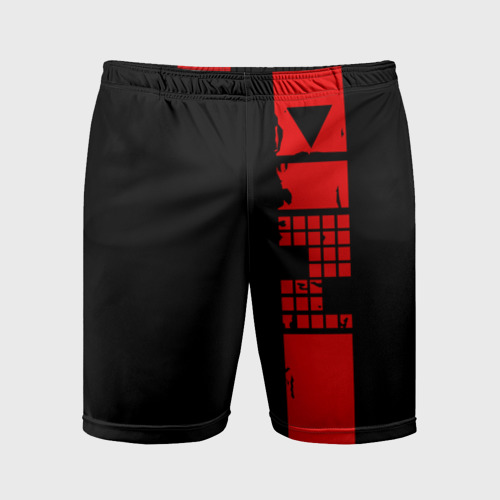 Мужские шорты спортивные с принтом CAYDE-6, вид спереди #2