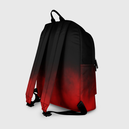Рюкзак 3D с принтом Акаме в красной дымке, вид сзади #1