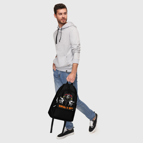 Рюкзак 3D с принтом КОРОЛЬ И ШУТ, фото #5