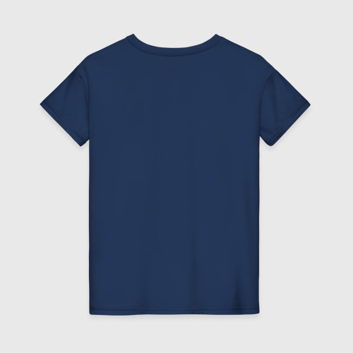Женская футболка хлопок с принтом Стар Трек, вид сзади #1