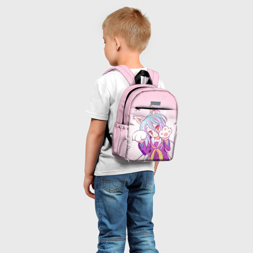 Детский рюкзак 3D с принтом Аниме лапки, фото на моделе #1