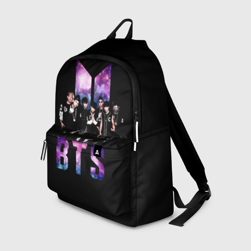 Рюкзак 3D с принтом BTS army, вид спереди #2
