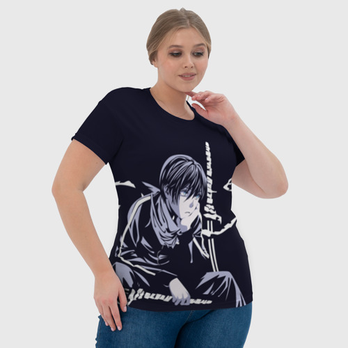 Женская футболка 3D с принтом Грустный Ято Бездомный Бог, фото #4