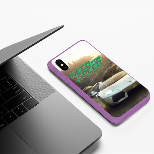 Чехол для iPhone XS Max матовый с принтом Need for Speed, фото #5