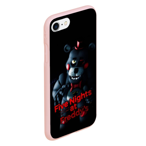 Чехол для iPhone 7/8 матовый с принтом Five Nights At Freddy`s, вид сбоку #3