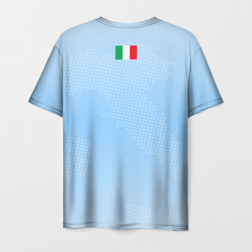 Мужская футболка 3D с принтом Сборная Италии, вид сзади #1