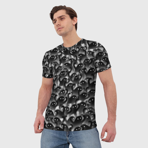 Мужская футболка 3D с принтом ЪУЪ съуки, фото на моделе #1