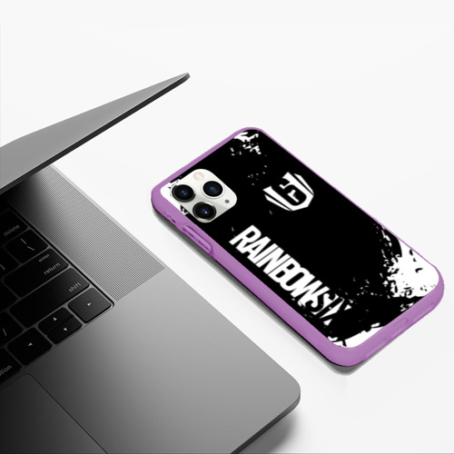 Чехол для iPhone 11 Pro Max матовый с принтом RAINBOW SIX SIEGE | РАДУГА 6 ОСАДА | R6S, фото #5