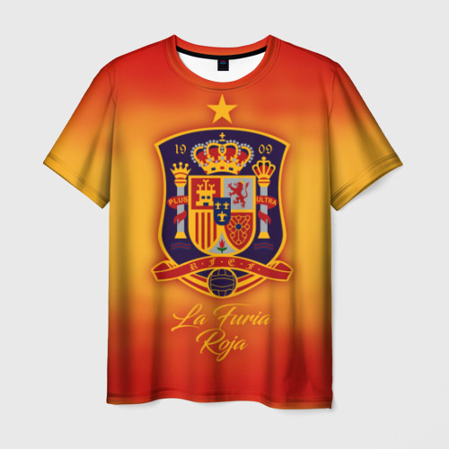 Мужская 3D футболка Сборная Испании