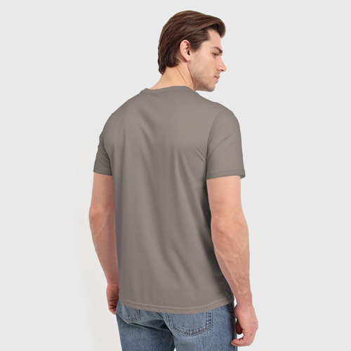 Мужская 3D футболка с принтом Llama, вид сзади #2