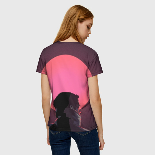 Женская футболка 3D с принтом Райан Гослинг, вид сзади #2