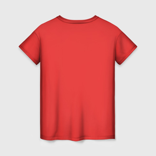 Женская футболка 3D с принтом Вельш Корги Пемброк, вид сзади #1
