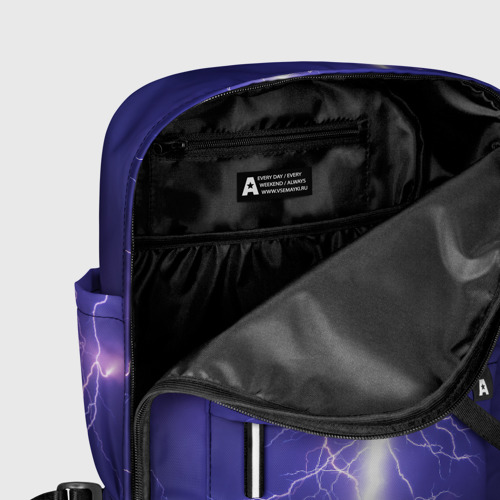 Женский рюкзак 3D с принтом Молния, фото #5