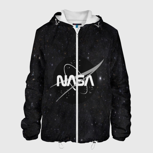 Мужская куртка 3D с принтом NASA, вид спереди #2