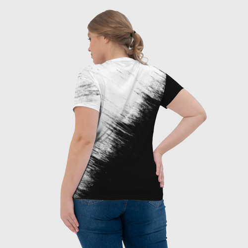 Женская футболка 3D с принтом Pornhub, вид сзади #2
