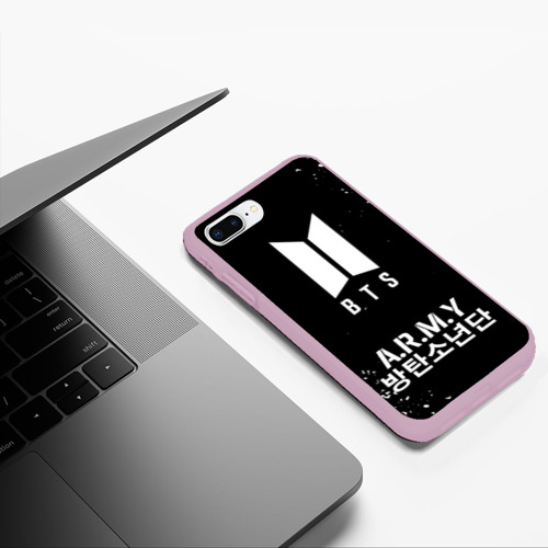 Чехол для iPhone 7Plus/8 Plus матовый с принтом BTS, фото #5