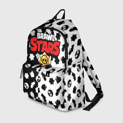 Рюкзак 3D с принтом BRAWL STARS, вид спереди #2