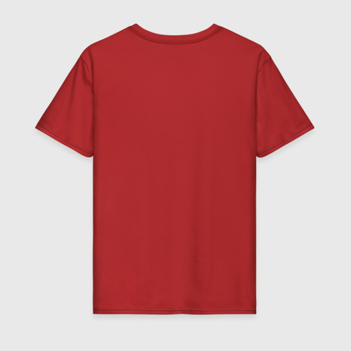 Мужская футболка хлопок с принтом СССР, вид сзади #1