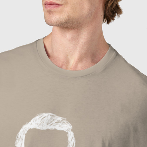 Мужская футболка хлопок с принтом А Чехов, фото #4