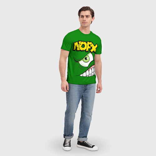 Мужская футболка 3D с принтом NOFX, вид сбоку #3
