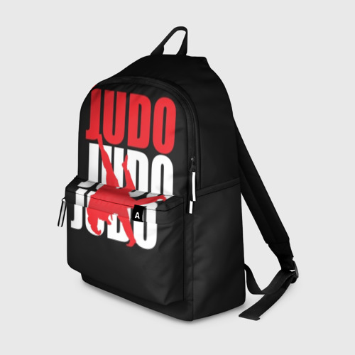 Рюкзак 3D с принтом Дзюдо, вид спереди #2