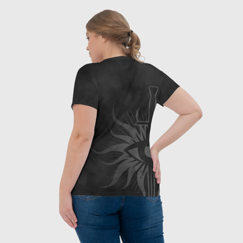 Женская футболка 3D с принтом Dragon Age, вид сзади #2