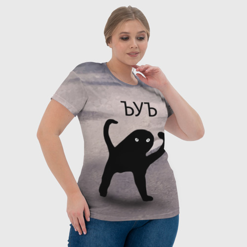 Женская футболка 3D с принтом ЪУЪ СЪУКА (Оригинал), фото #4