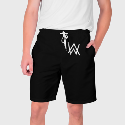 Мужские шорты 3D с принтом ALAN WALKER, вид спереди #2