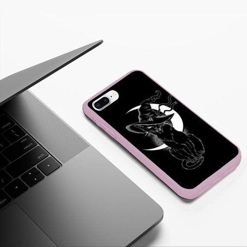 Чехол для iPhone 7Plus/8 Plus матовый с принтом Кошка колдунья, фото #5