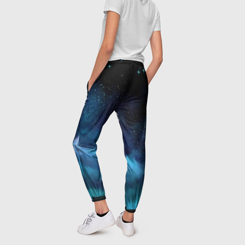 Женские брюки 3D с принтом Undertale, вид сзади #2