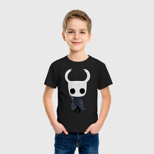 Детская футболка хлопок с принтом Hollow Knight, фото на моделе #1