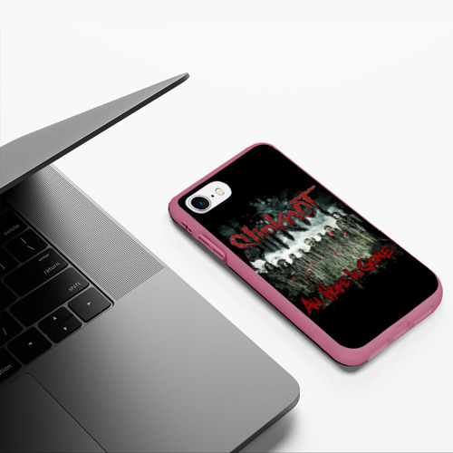 Чехол для iPhone 7/8 матовый с принтом Slipknot, фото #5