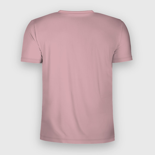 Мужская футболка 3D Slim с принтом BTS, вид сзади #1